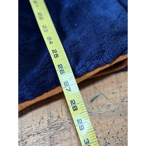 NWT Boys‎ Tommy Bahama Navy Blue Brown Sherpa Fleece Jacket Full Zip Size XXL - Picture 8 of 9